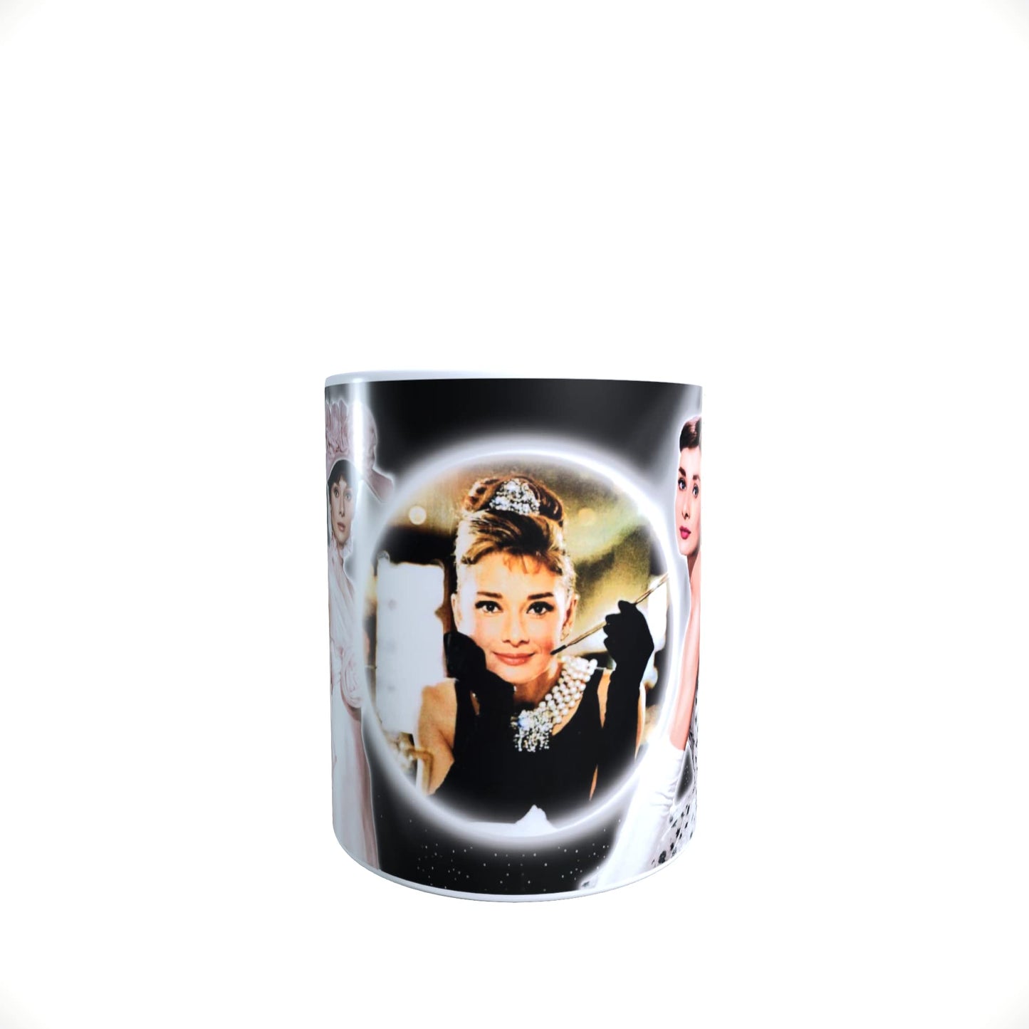 Hepburn Celebrity Icon Mug with Choice of Sweets Gift Movie Star*Audrey