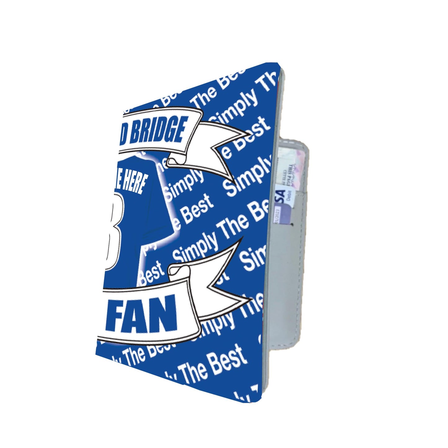 The Pensioners Football Shirt Travel Personalised Passport Holder Case Gift Present