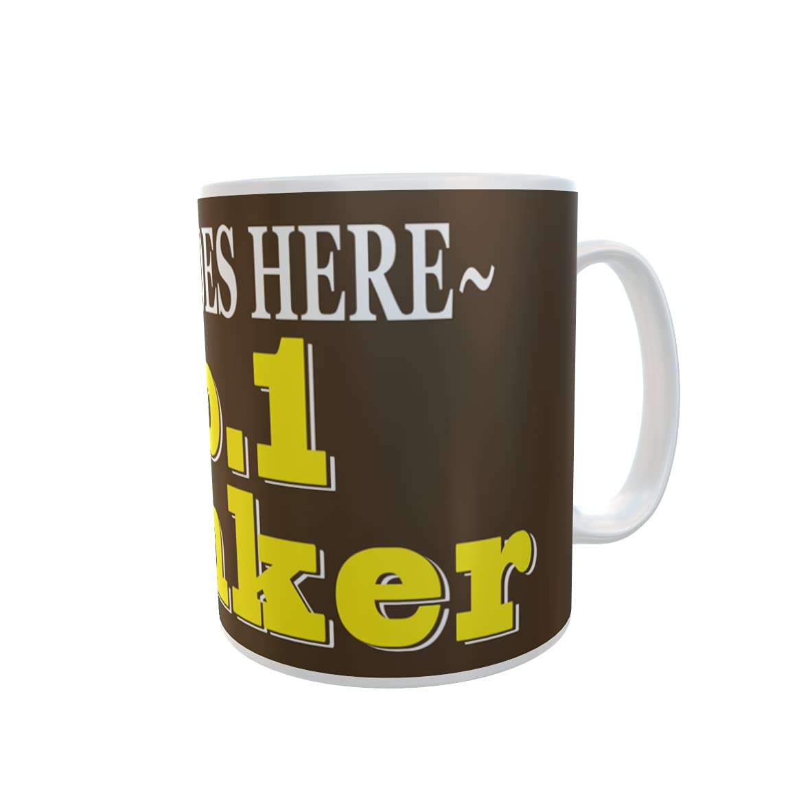 No. 1 Plonker Personalised Ceramic Gift Mug