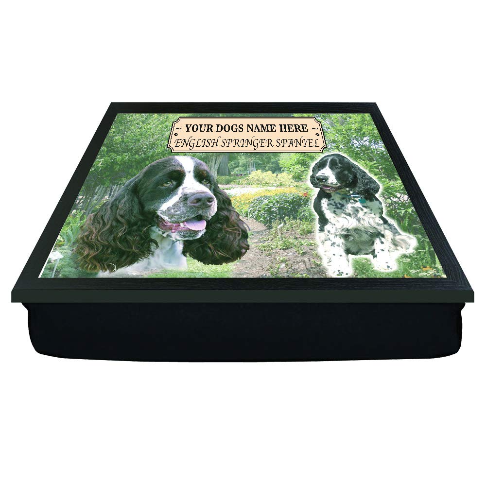 English Springer Spaniel Personalised Dog Breed Gift Lap Tray