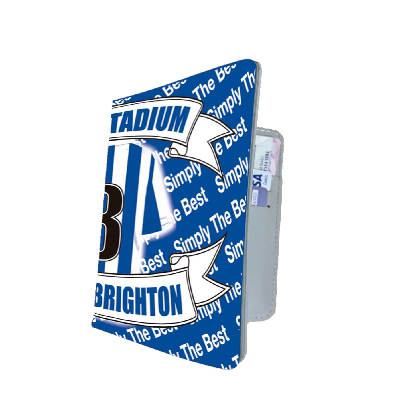 Brighton Football Shirt Travel Passport Holder Case Gift Present