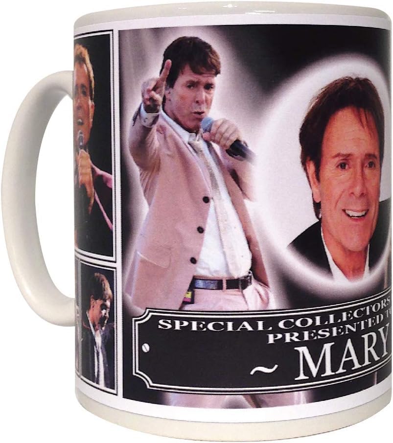 Cliff Richard Personalised Icon Lap Tray And Gift Mug Set