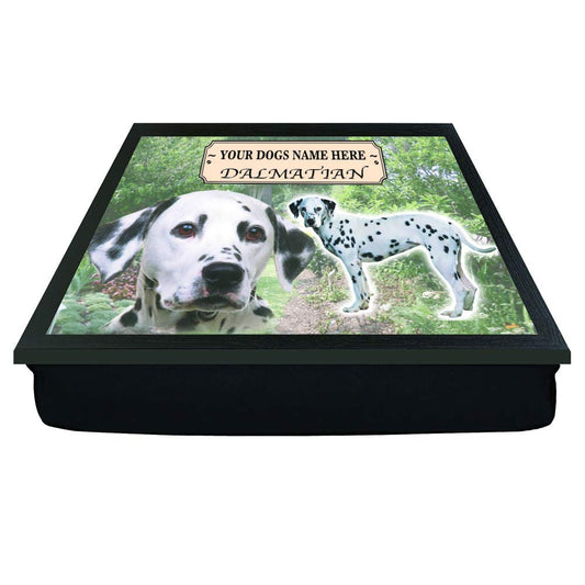 Dalmatian Personalised Dog Breed Gift Lap Tray