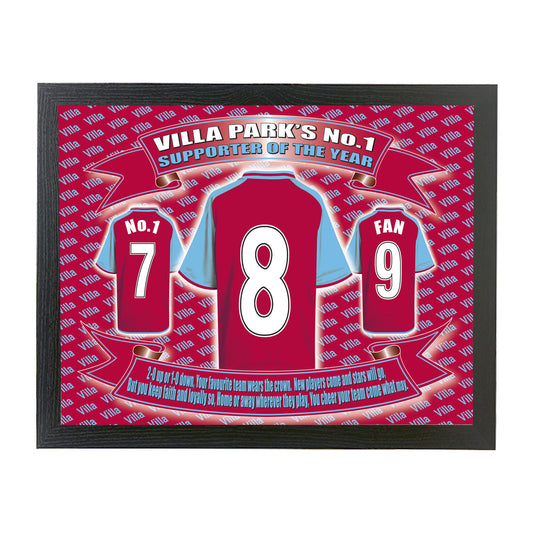 The Villa Football Shirt Picture Team-Aston Gift