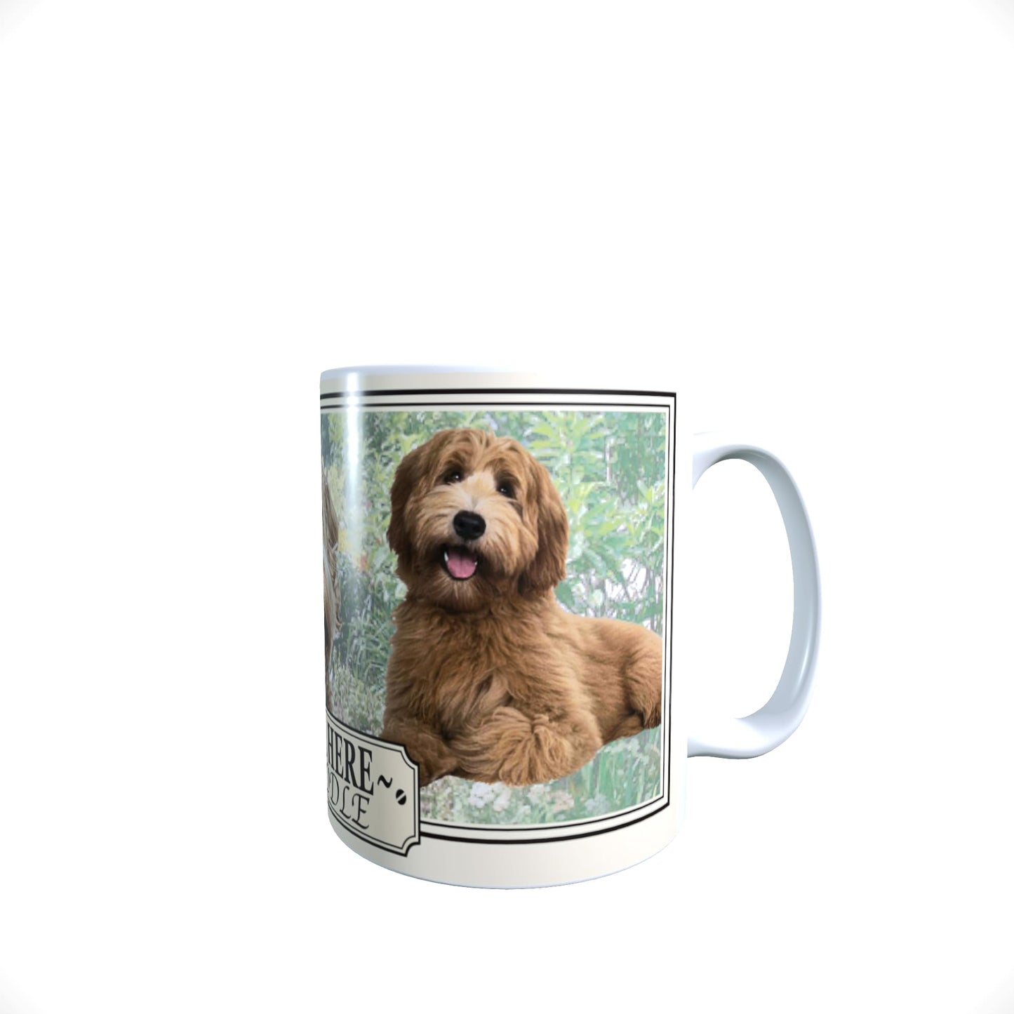 Labradoodle Personalised with Your Dog's Name Dog Breed Gift Coffee Tea Mug