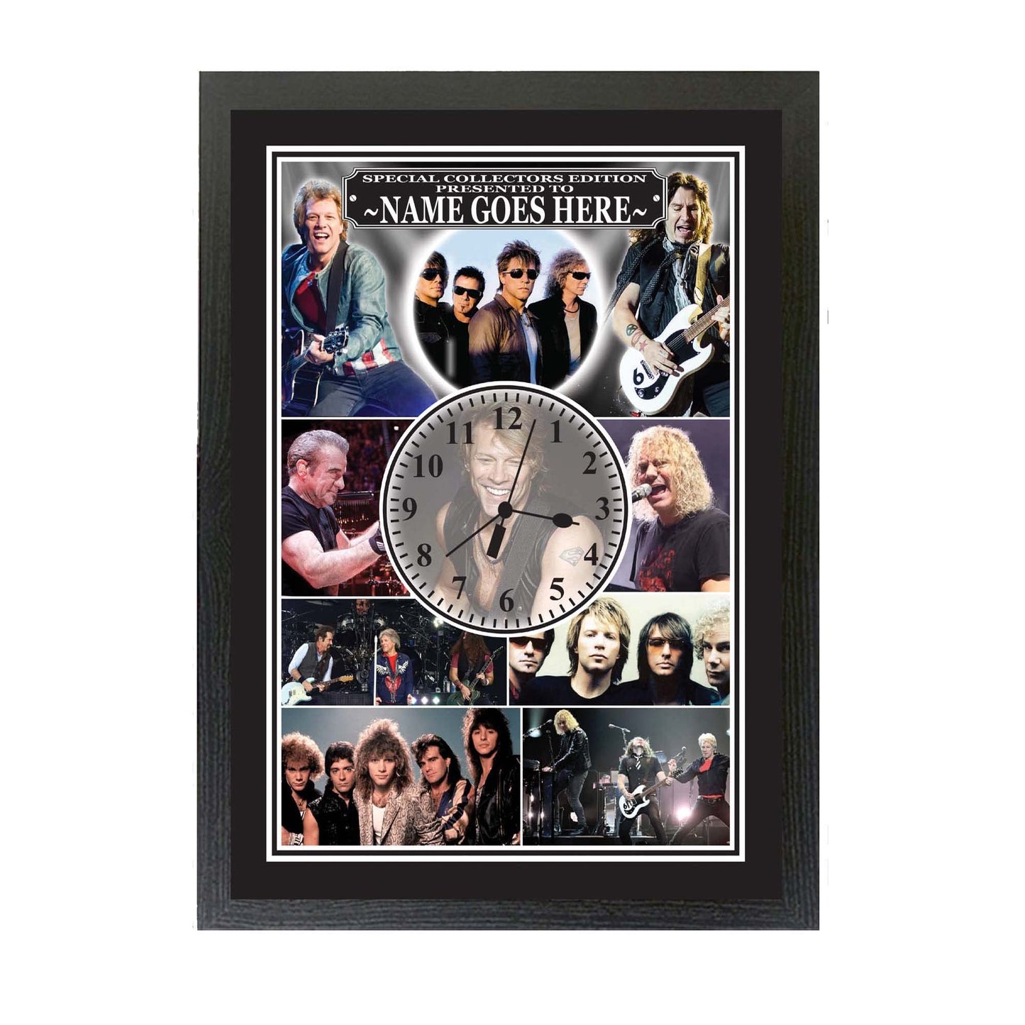 Jon Bon Jovi Personalised Icon Wall Clock