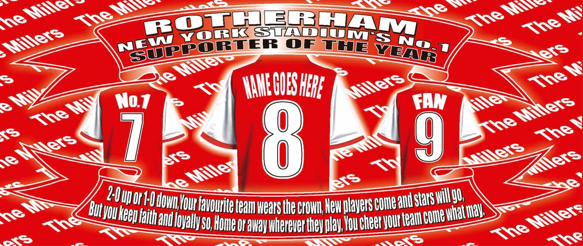 Rotherham Football Team Shirt Personalised Mug Gift with Chocolate Footballs