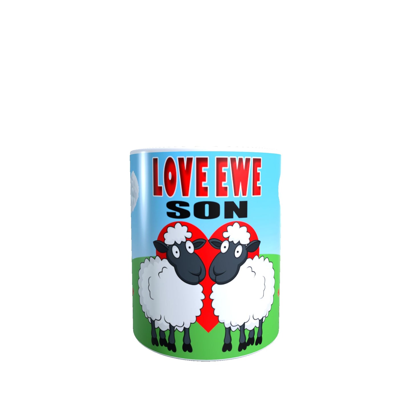 Love Ewe Son Cute Sheep Ceramic Mug Gift