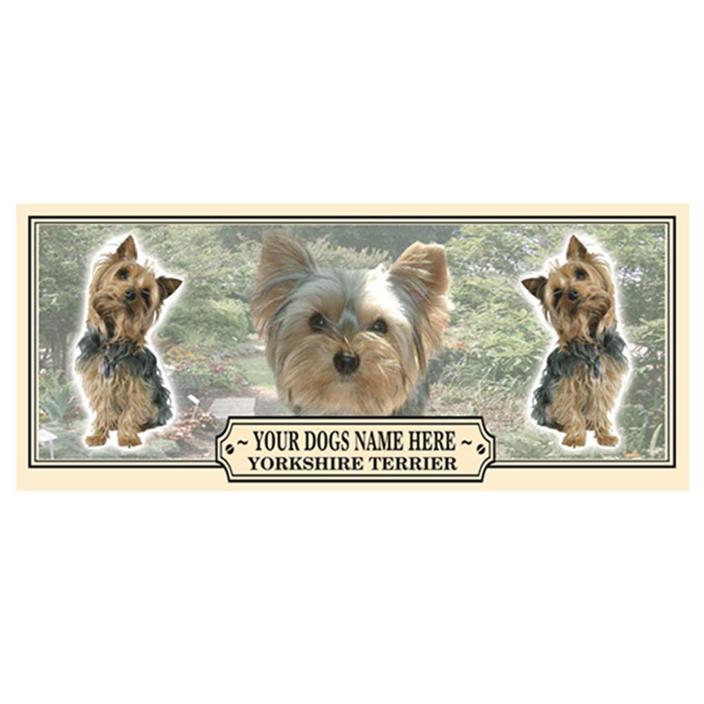 Yorkshire Terrier Personalised Dog Breed Gift Mug with Treats