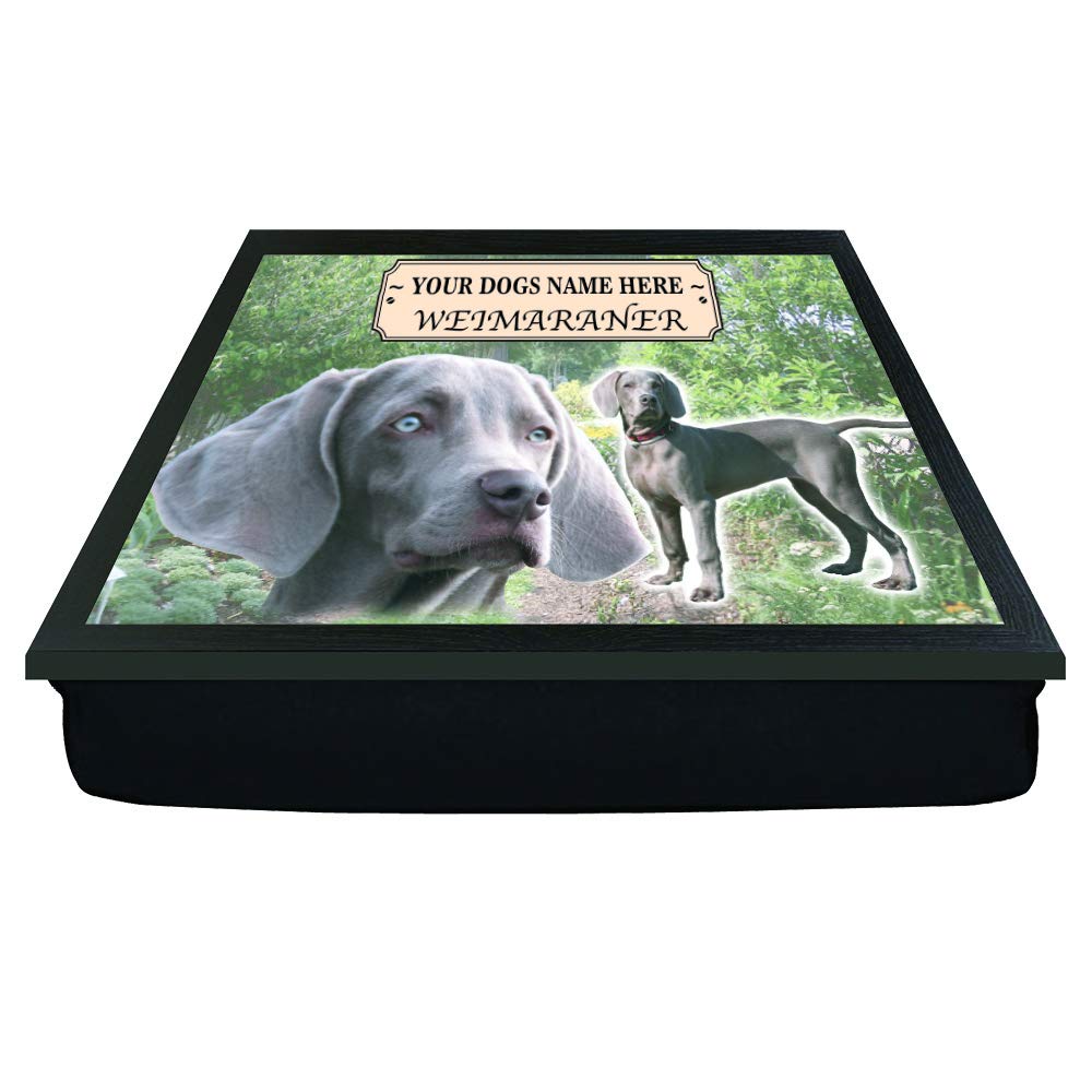Weimaraner Personalised Dog Breed Gift Lap Tray