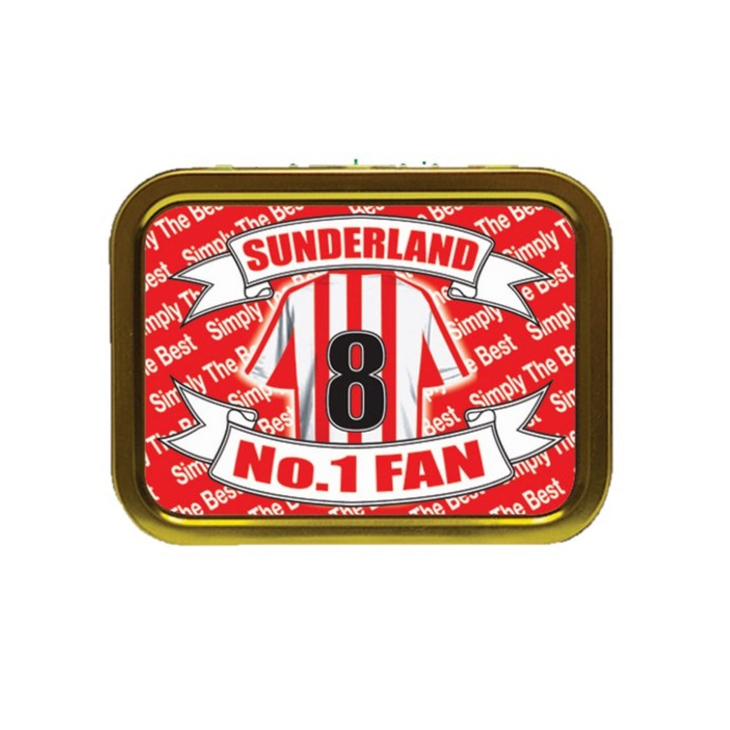 Sunderland Football Shirt Personalised Tobacco Storage Tin & Products