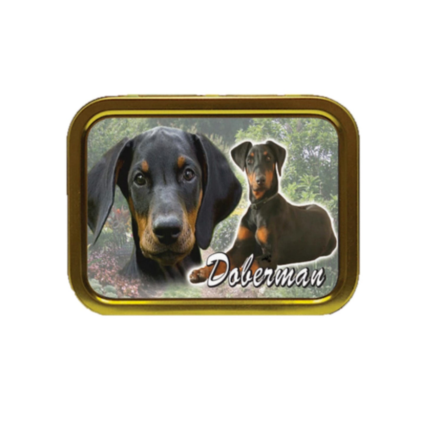 Doberman Dog Breed Tobacco Storage Tin & Products