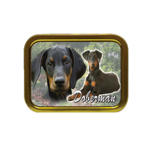 Doberman Dog Breed Tobacco Storage Tin & Products