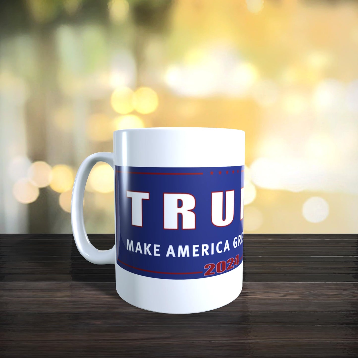 Donald Trump Make America Great 2024 Campaign 47th President Election Vote Funny Ceramic Gift Cup for Trump Supporter