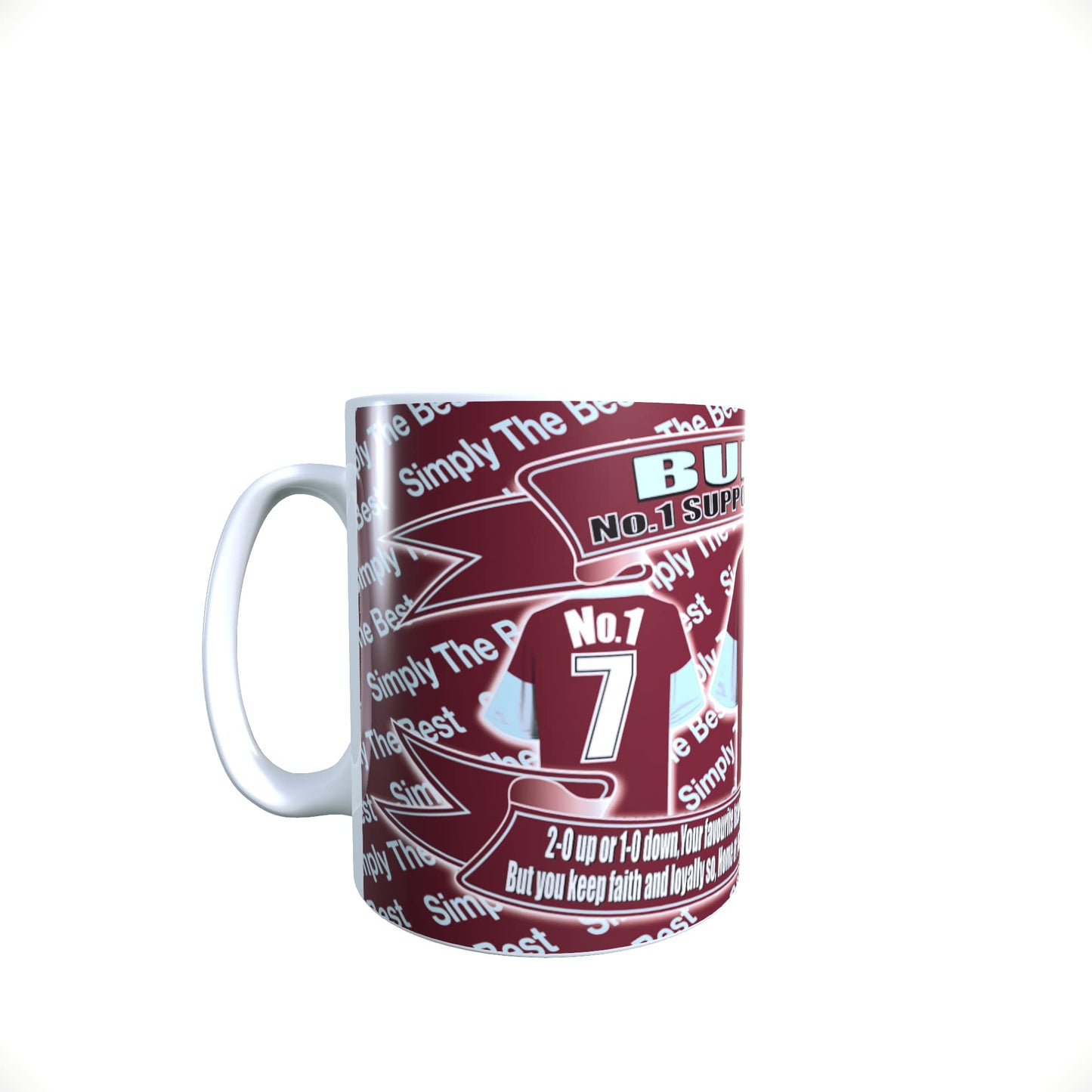 Burnley Football Club Shirt Lap Tray And Mug Gift Set