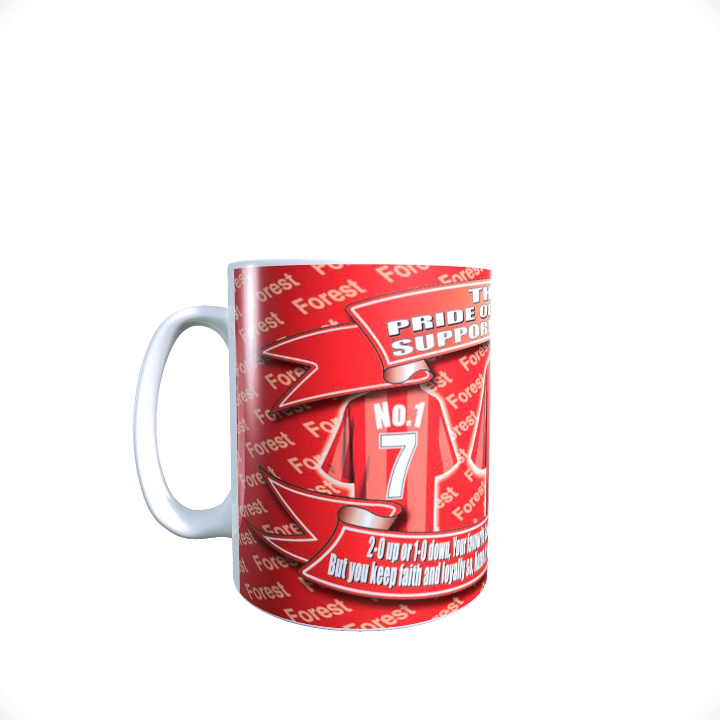 Notts Forest Football Club Shirt Lap Tray And Mug Gift Set