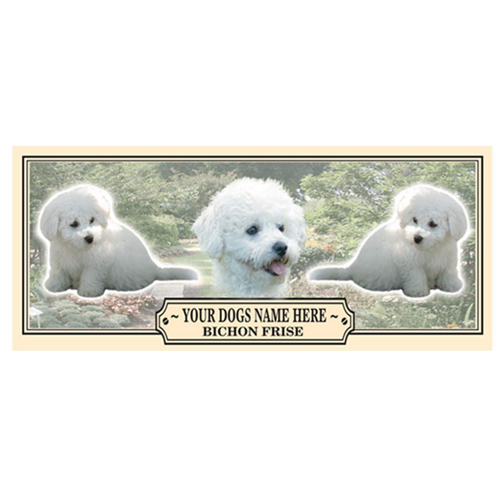 Bichon Frise Personalised Dog Breed Gift Mug with Treats
