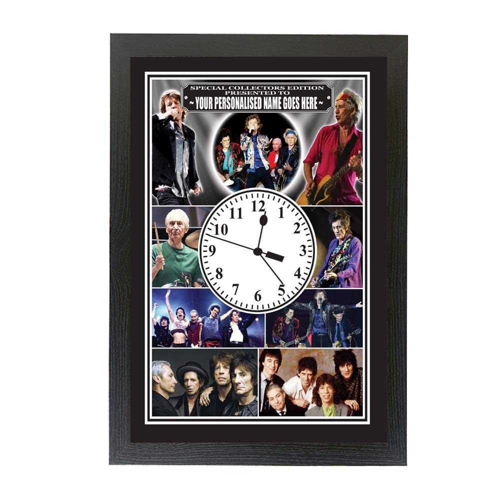The Rolling Stones Personalised Icon Gift Clock