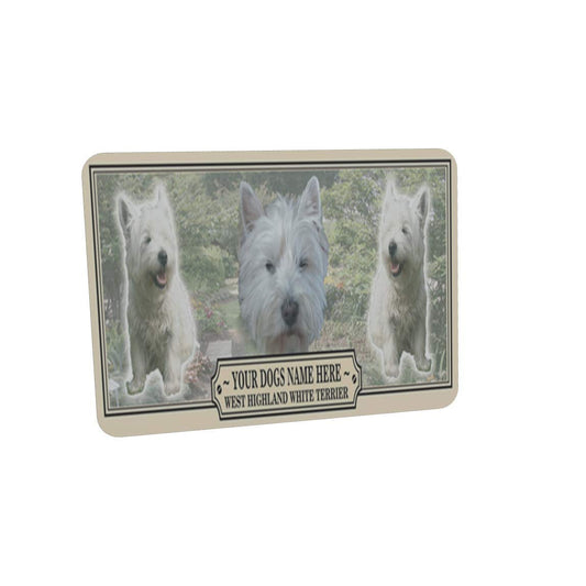 West Highland White Terrier Personalised Dog Breed Mouse Mat Gift