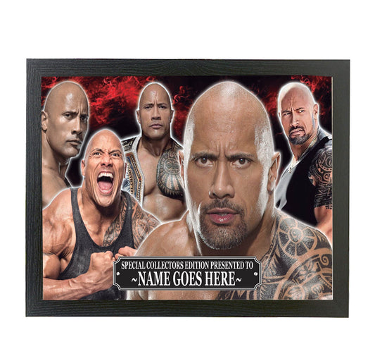 Dwayne Johnson Personalised Framed Wall Hanging Picture Gift