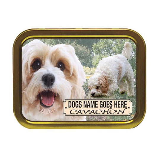 Cavachon Dog Breed Personalised Tobacco Storage Tin & Products