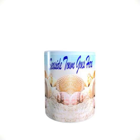Seashells on The Seashore Personalised Mug Gift