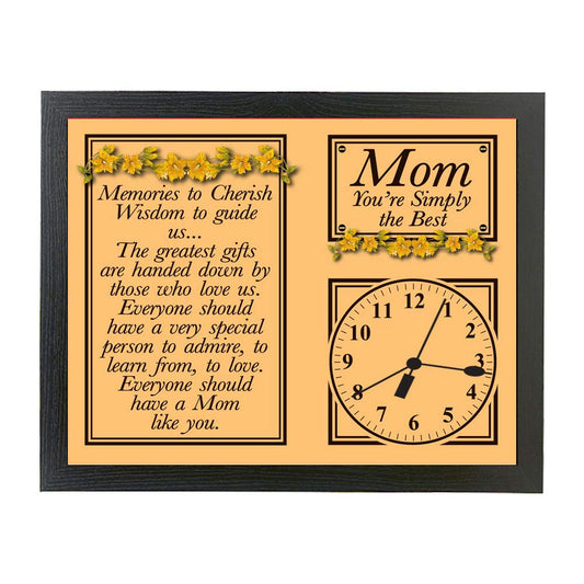 My Special Mom Poem Gift Clock