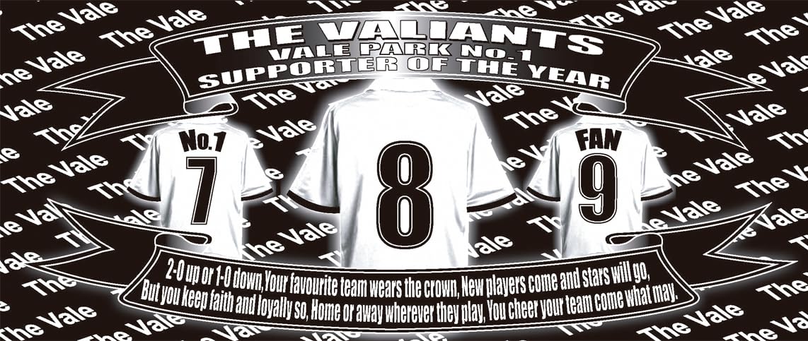 Port Vale Football Shirt Silver Aluminium Two Lid Unisex Water Bottle Gift