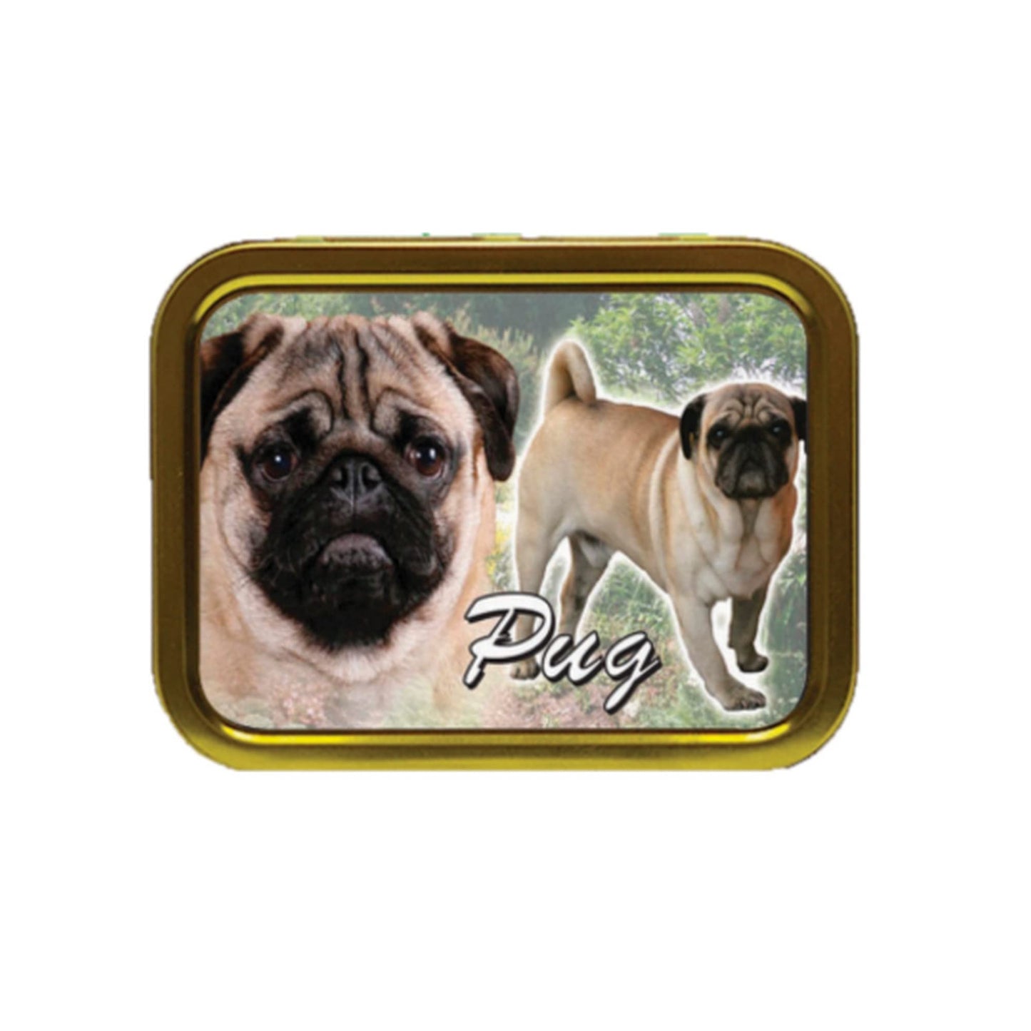 Pug Dog Breed Tobacco Tin & Products Gift