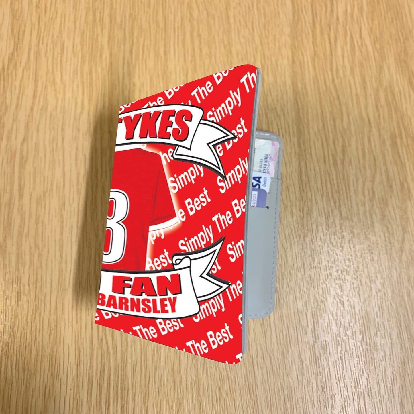 Barnsley The Tykes Football Team Shirt Travel Passport Holder Case Gift Present