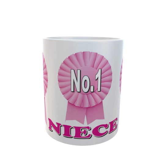 Simply The Best Niece Ceramic Rosette Gift Mug