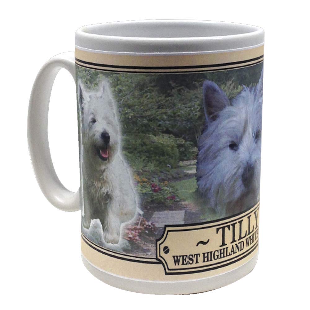 West Highland Terrier Personalised Dog Breed Gift Mug