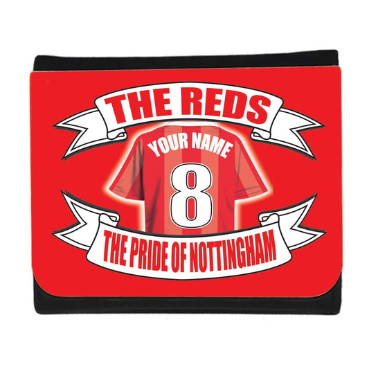 Notts Forest Personalised Football Shirt Money Wallet Gift, Multicolor, M