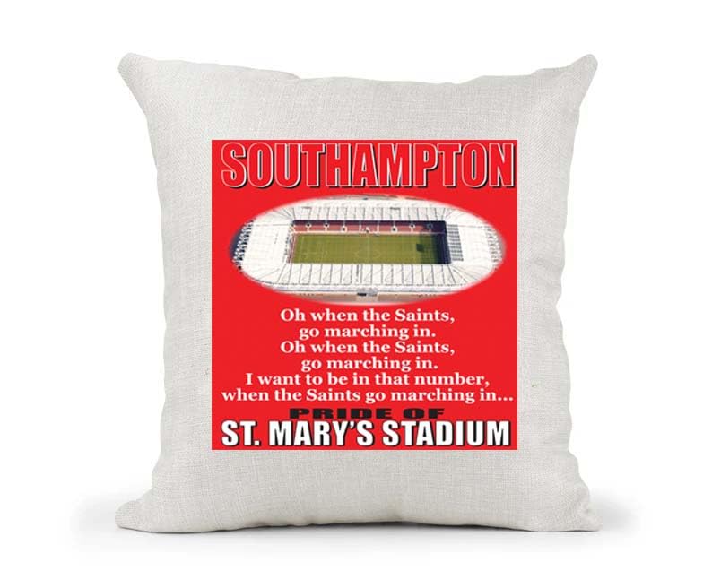 South(ampton) Football Anthem Song Chant Cushion Cover Gift