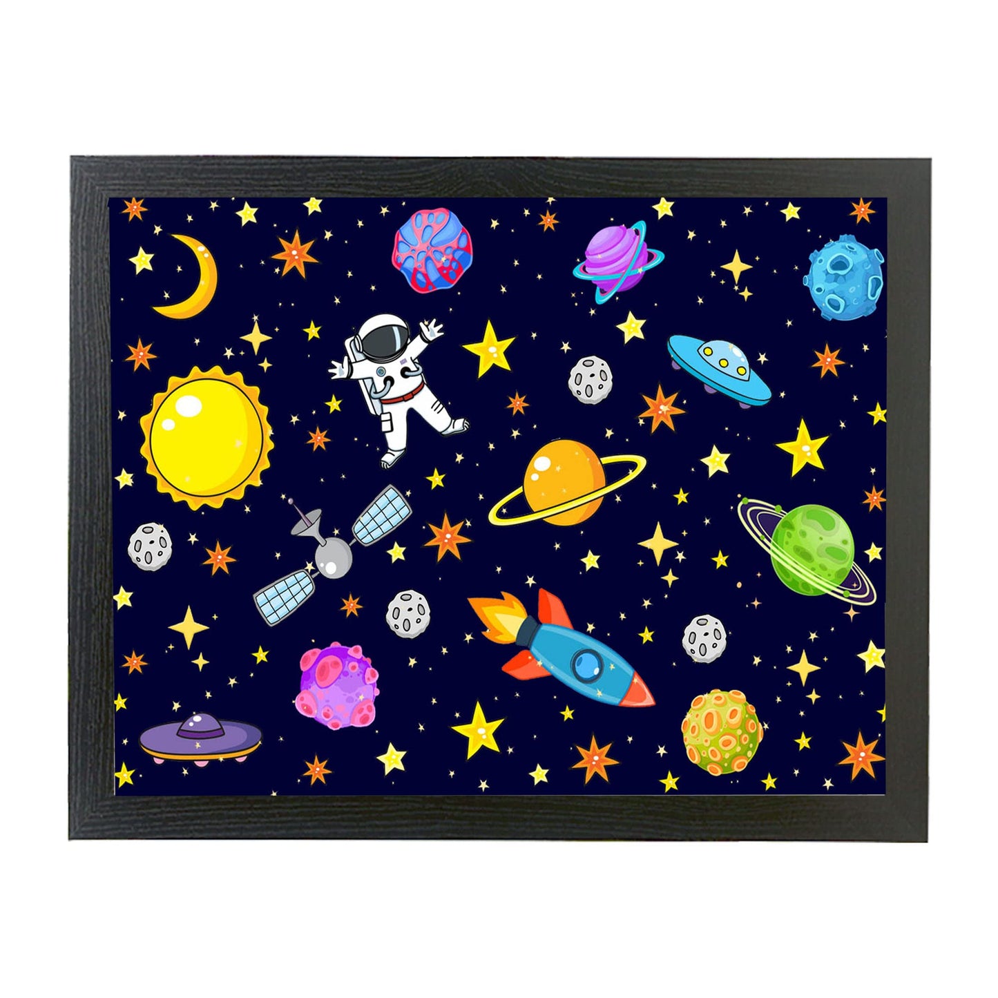 Junior Space Themed Design Soft Cushion Lap Tray Gift