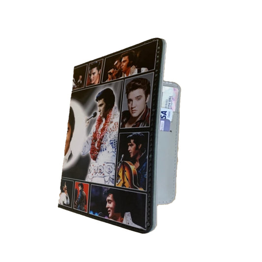 Presley King of Rock n Roll Music Icon Passport Case Holder Gift