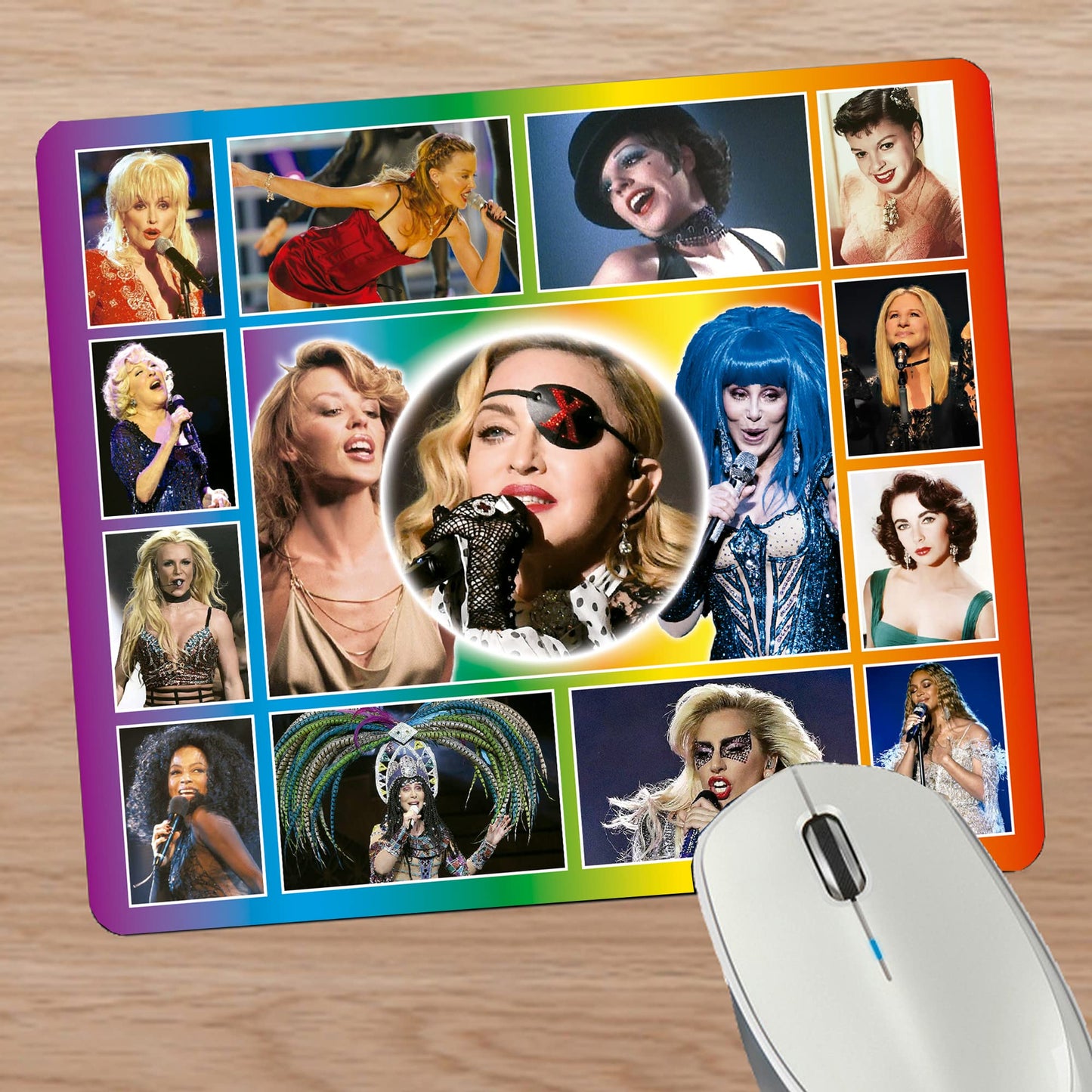 Diva Gay Pride Mouse Mat Gift