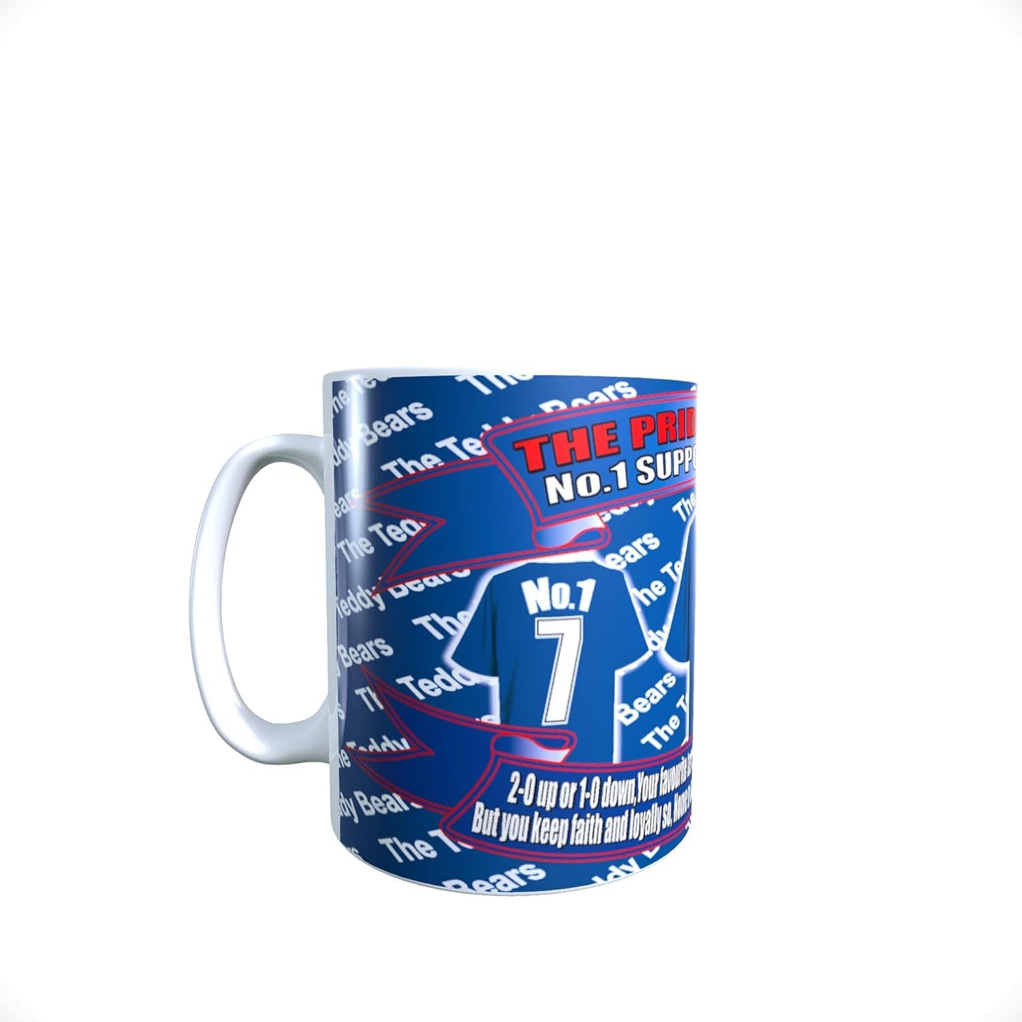 Glasgow The Teddy Bears Football Club Shirt Lap Tray And Mug Gift Set