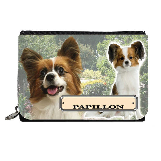 Papillon Personalised Dog Breed Gift Purse