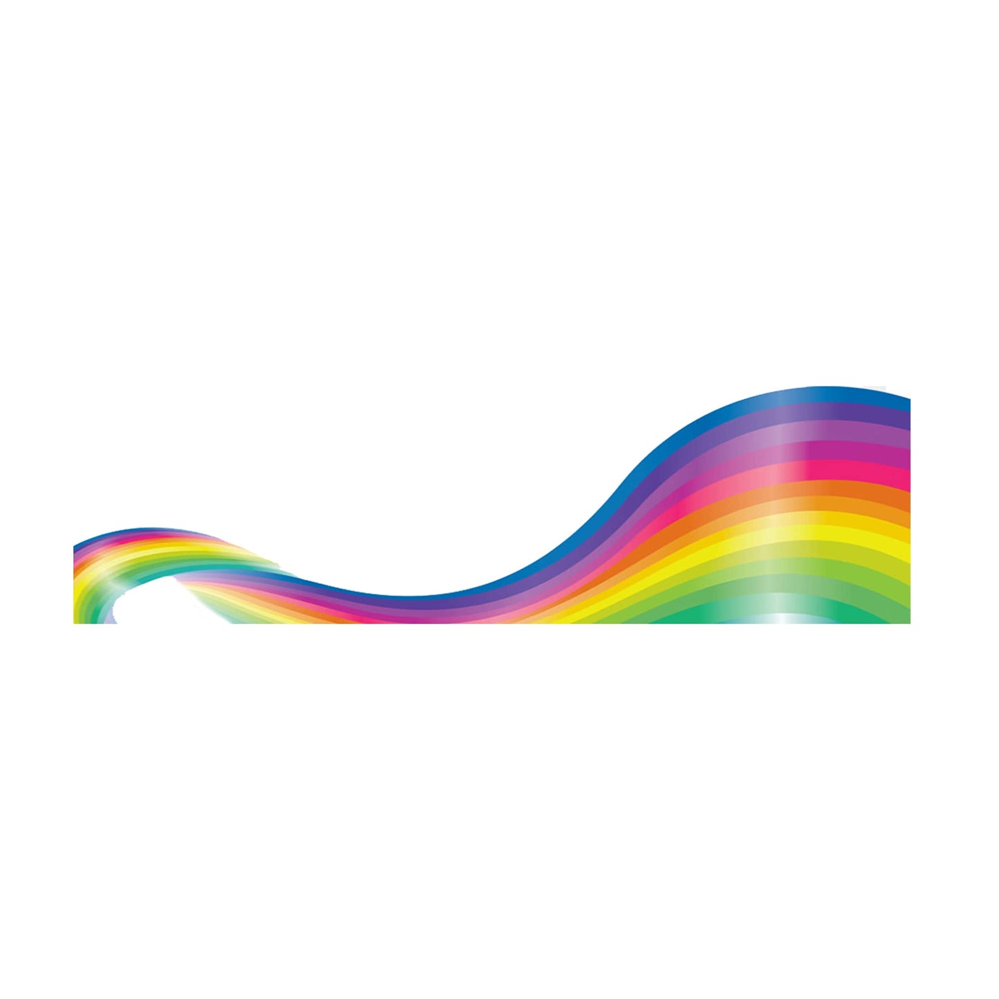Personalised Rainbow Wave Silver Metal Lipstick Holder Case Gift