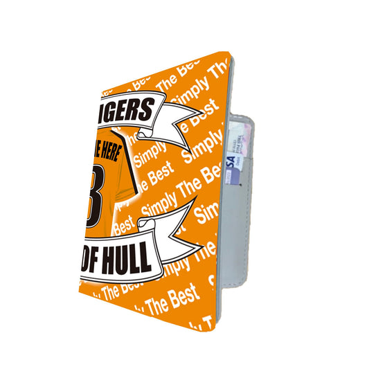 Hull Football Shirt Personalised Travel Passport Holder Case Gift Present