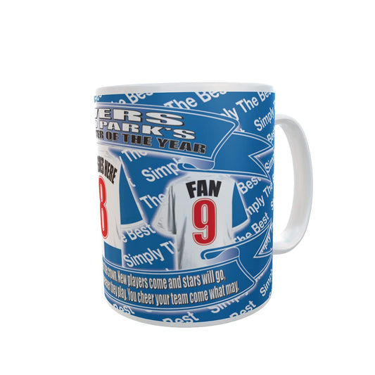 Blackburn Football Team Shirt Ceramic Mug Personalised Gift