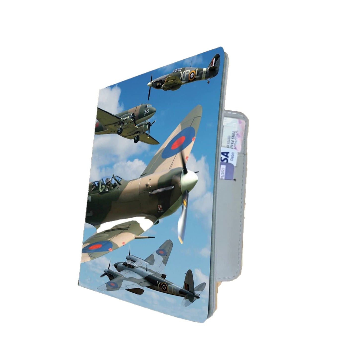 Spitfire, Lancaster and War Planes Travel Travel Passport Case Holder Gift