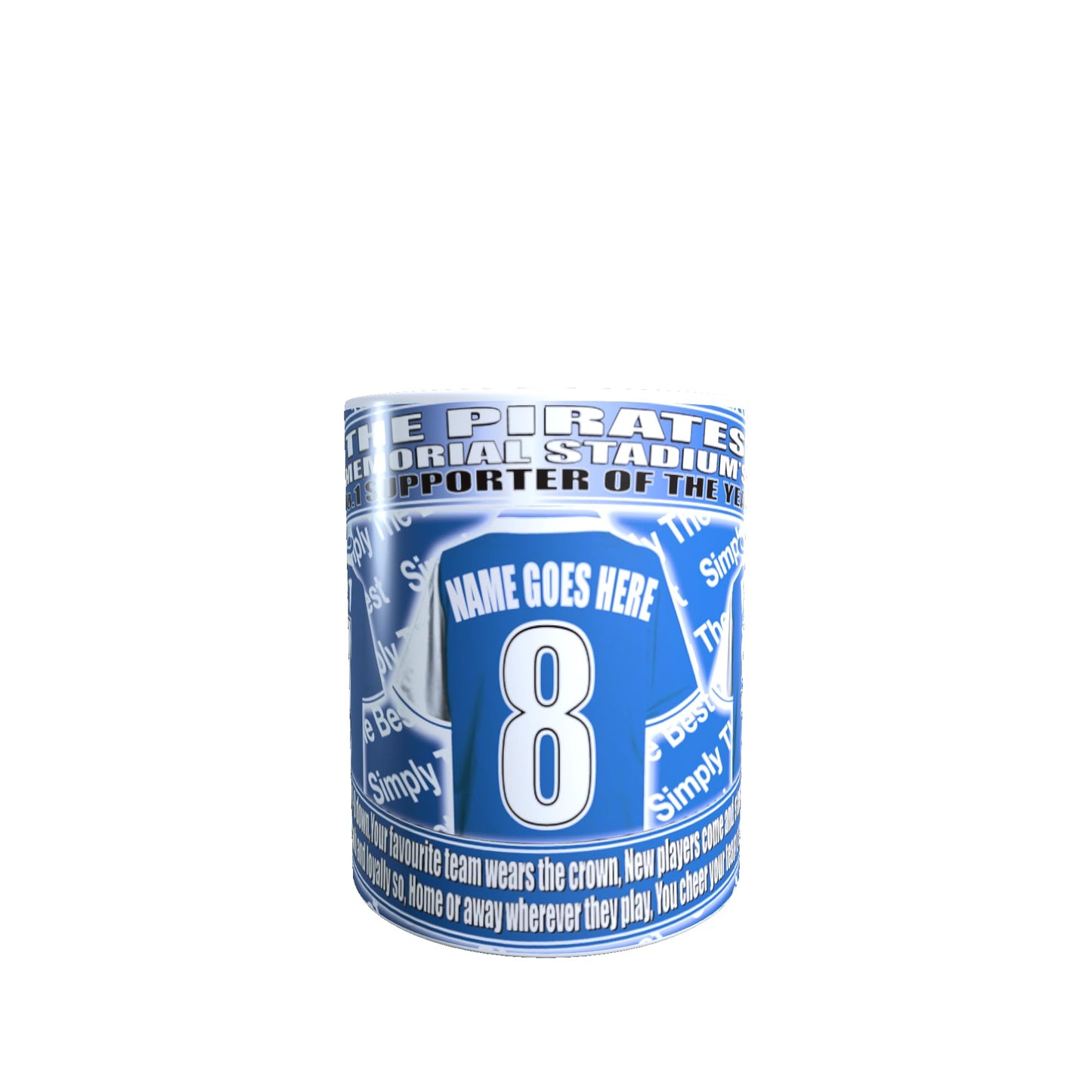 Bristol R Football Club Personalised Shirt Lap Tray And Mug Gift Set