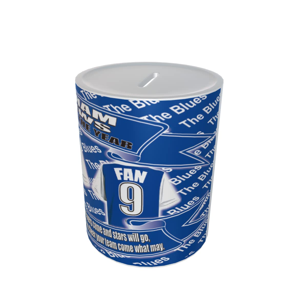 Birmingham Football Shirt Personalised Ceramic Money Box Gift