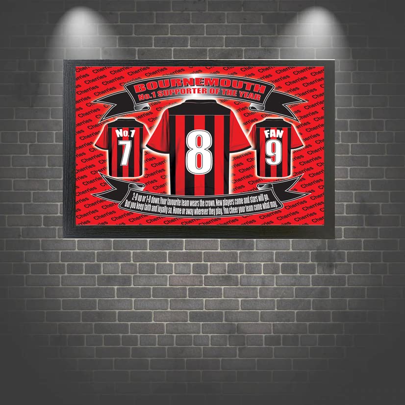 Bournemouth Football Shirt Picture Gift