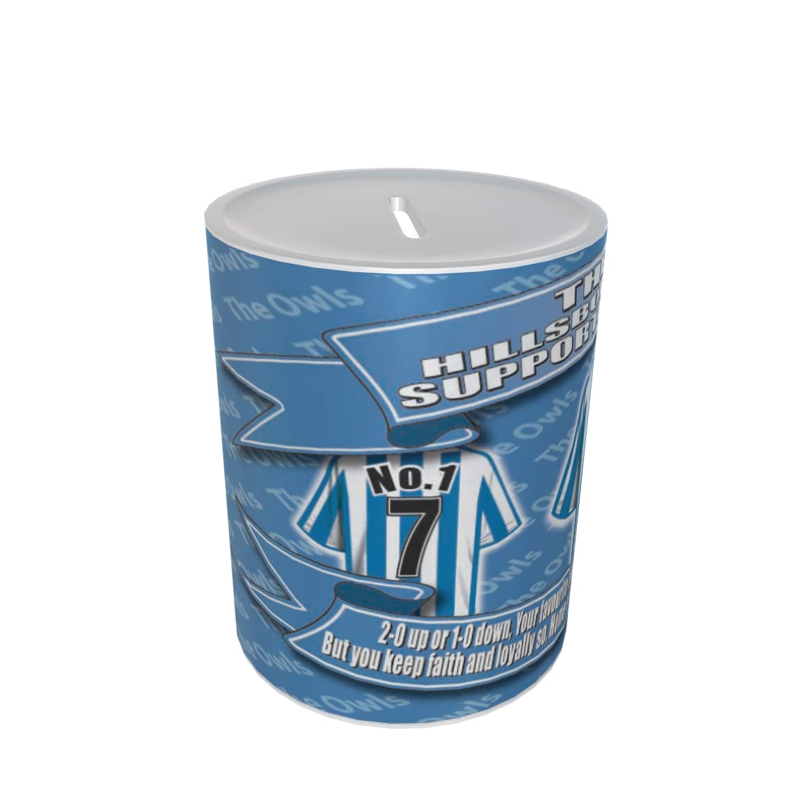 Sheffield Wed Football Shirt Ceramic Money Box Gift
