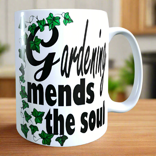 Gardening Mends The Soul Garden Gift Mug