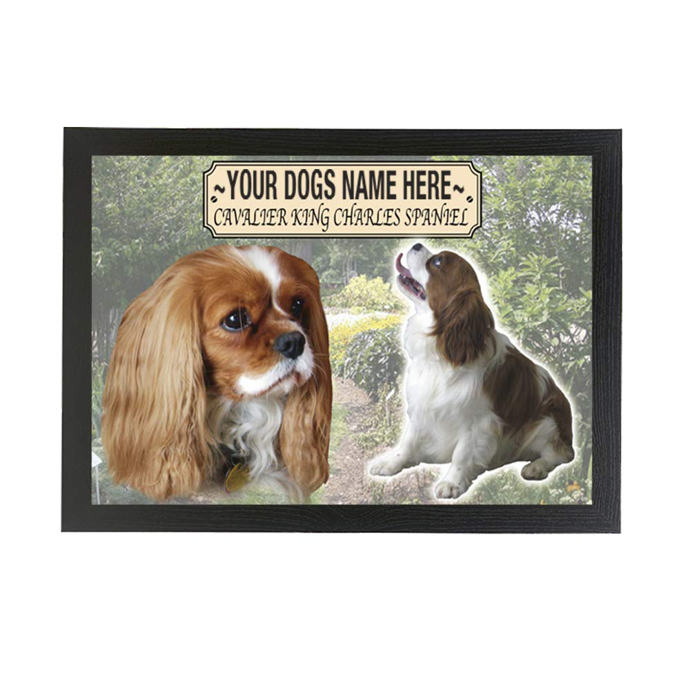 Cavalier King Charles Spaniel Personalised Dog Breed Gift Lap Tray