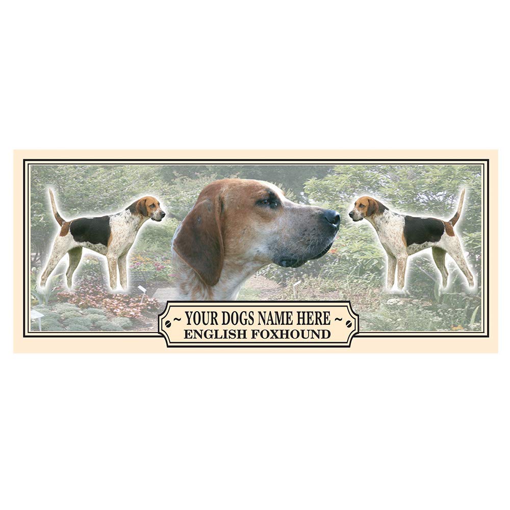 English Foxhound Personalised Dog Breed Gift Mug